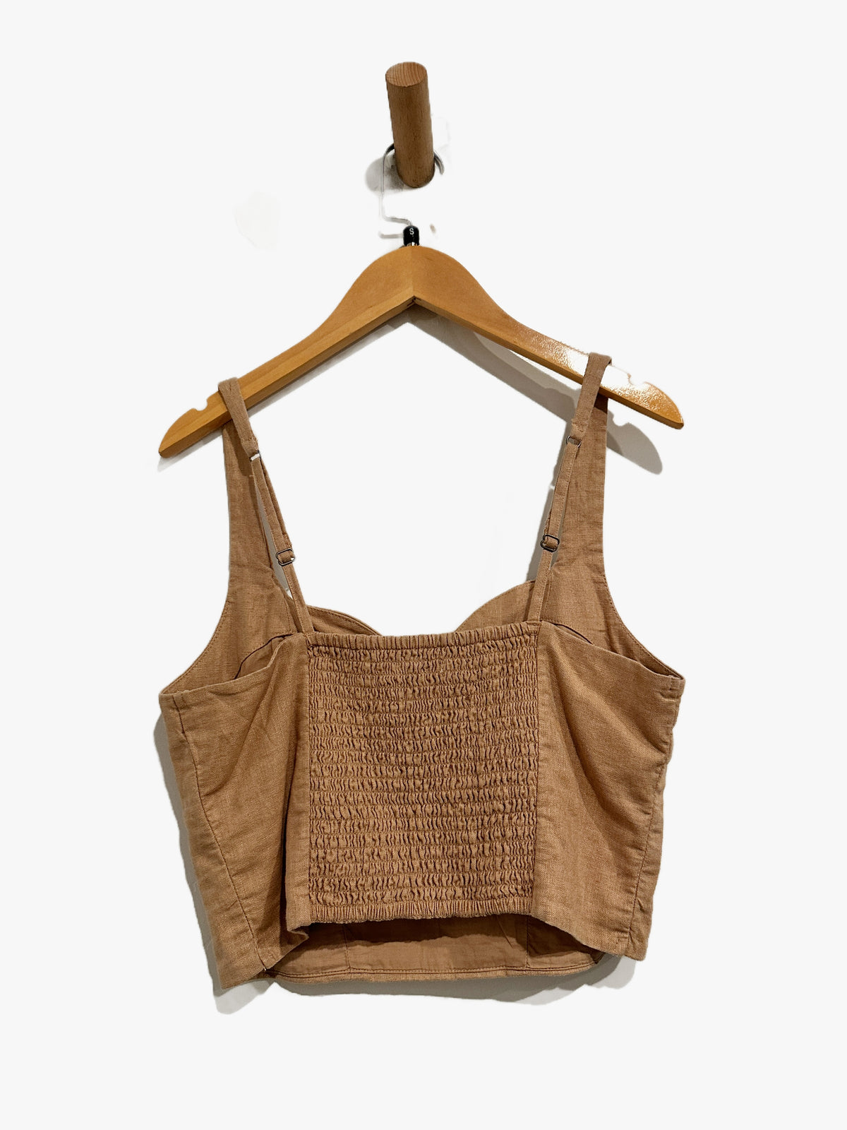 Abercrombie & Fitch Brown Linen Crop Tank - Small