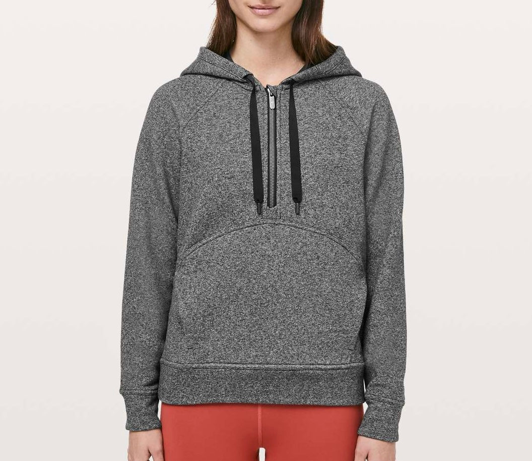 Lululemon Catch A Moment Dark Heather Grey Hoodie - 2