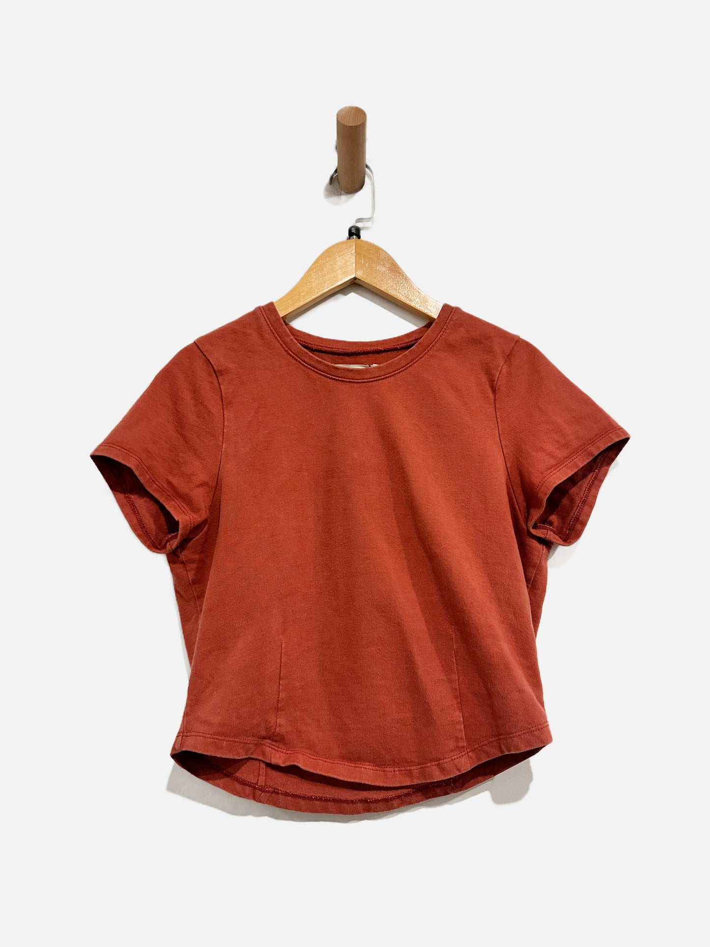 Madewell Heavyweight Jersey Crewneck Tee in Antique Rose - Small