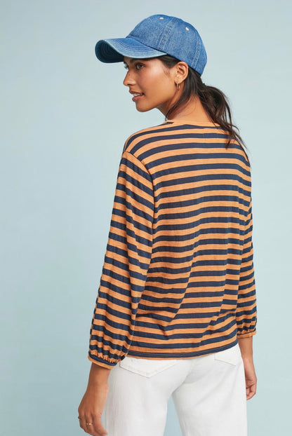 Velvet by Graham & Spencer Zoelle Top in Neutral - XS