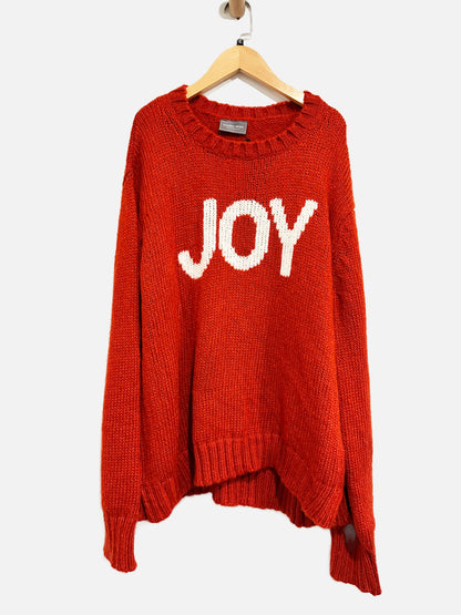 Wooden Ships Red Joy Sweater - XL