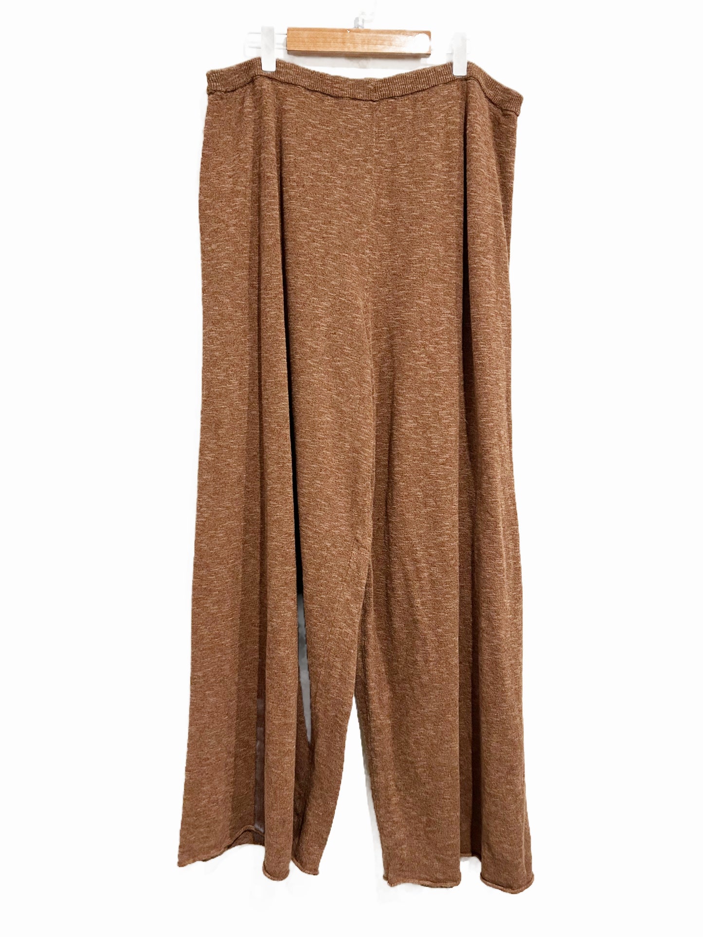 Free People Beach Jaclyn Knit Pants in Raw Umber - XL