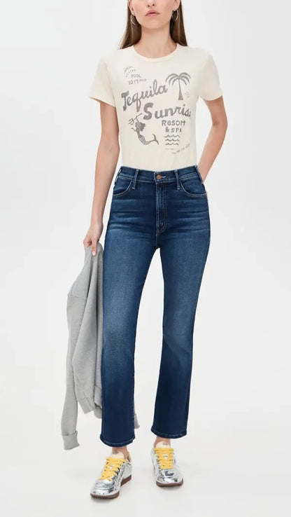 Mother the Hustler Ankle Jeans in Taking Chances - 28