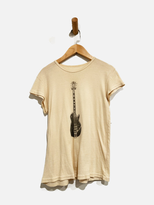 John Galt Cream Guitar Graphic Tee