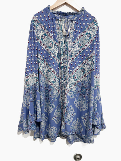 Free People Magic Mystery Tunic in Sky Blue - Small