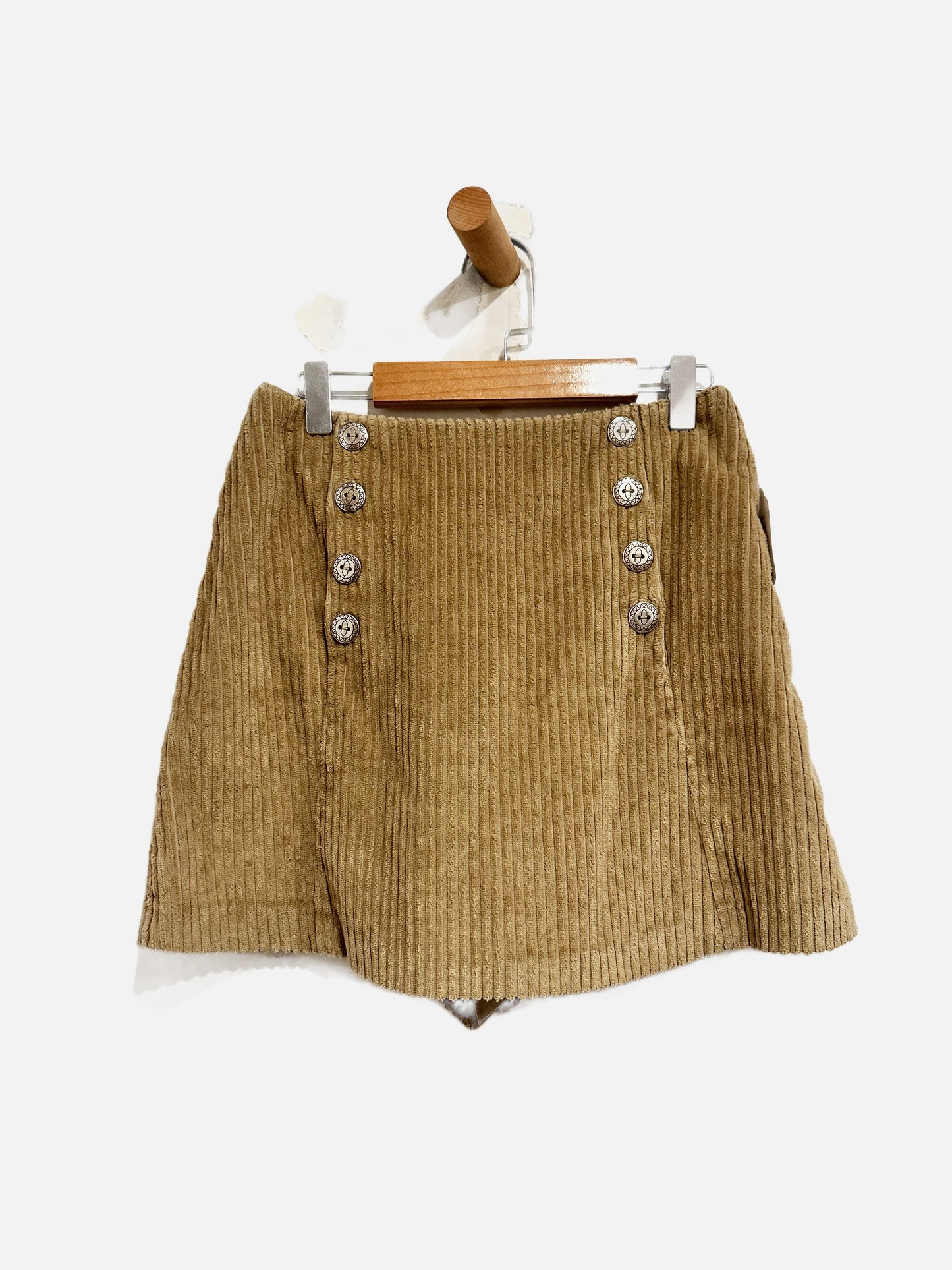 Clothes Circuit Green Corduroy Skort