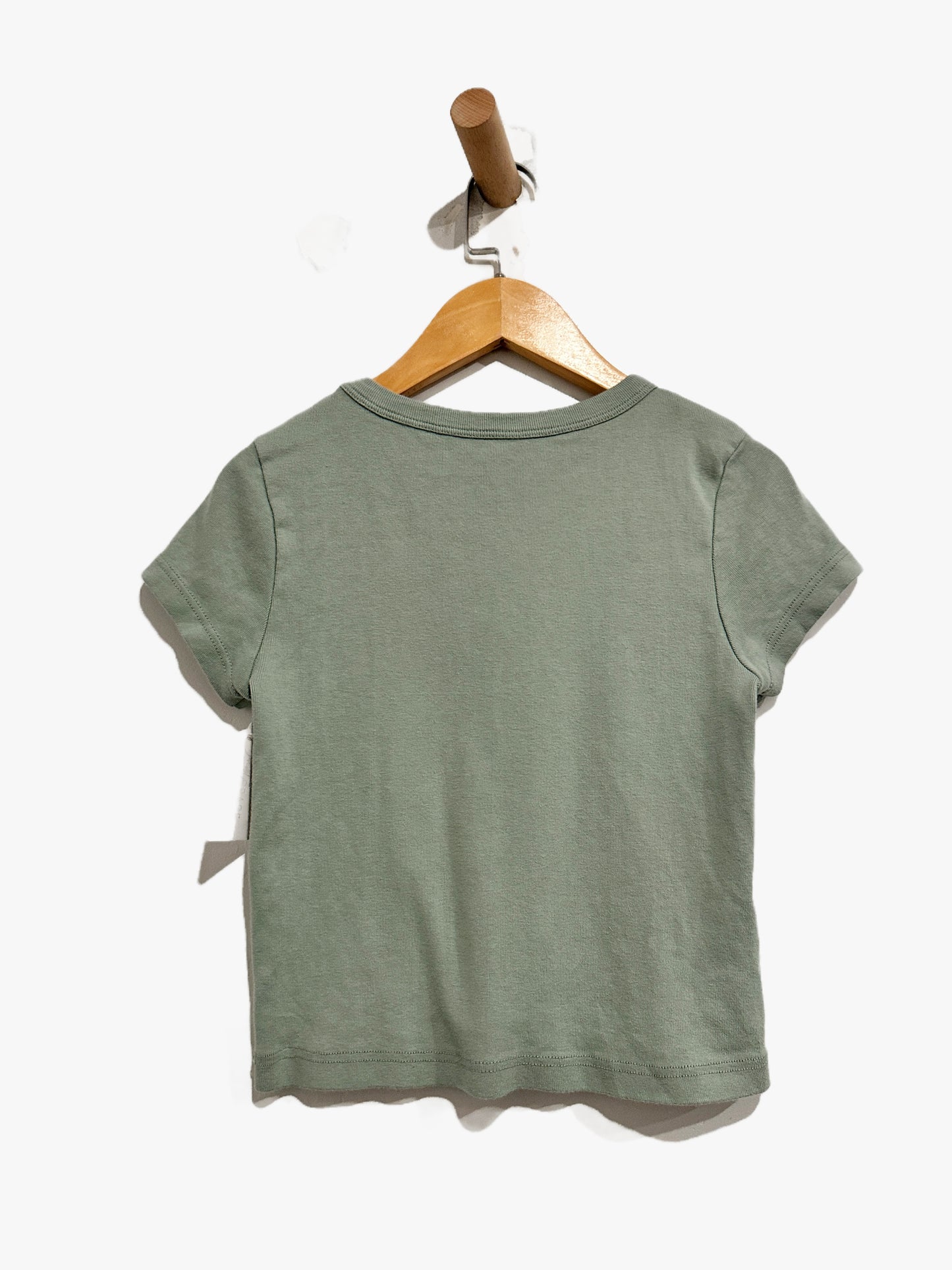 Brandy Melville Green Baby Tee