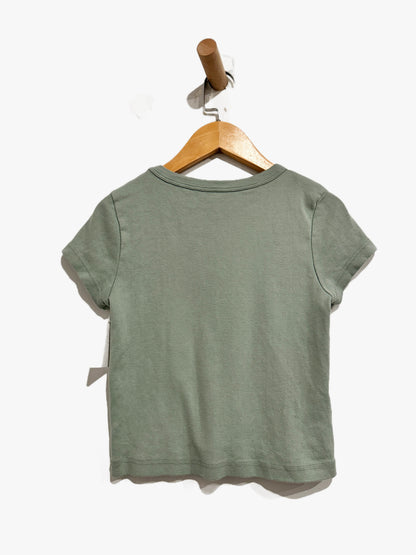 Brandy Melville Green Baby Tee