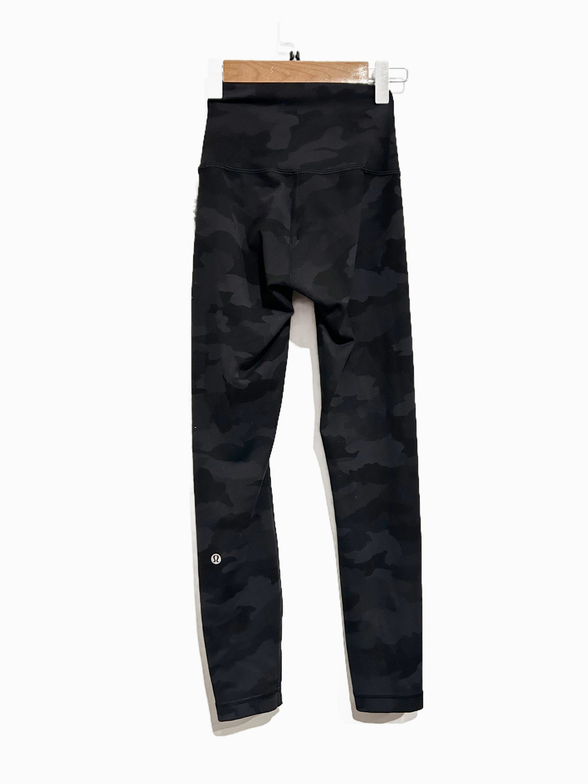 Lululemon Wunder Train Contour Fit High-Rise Tight 25" in Camo Deep Coal - 0