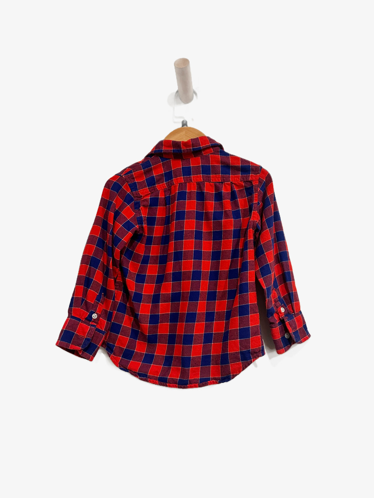 Crewcuts Red/Blue Plaid Button Down - 2