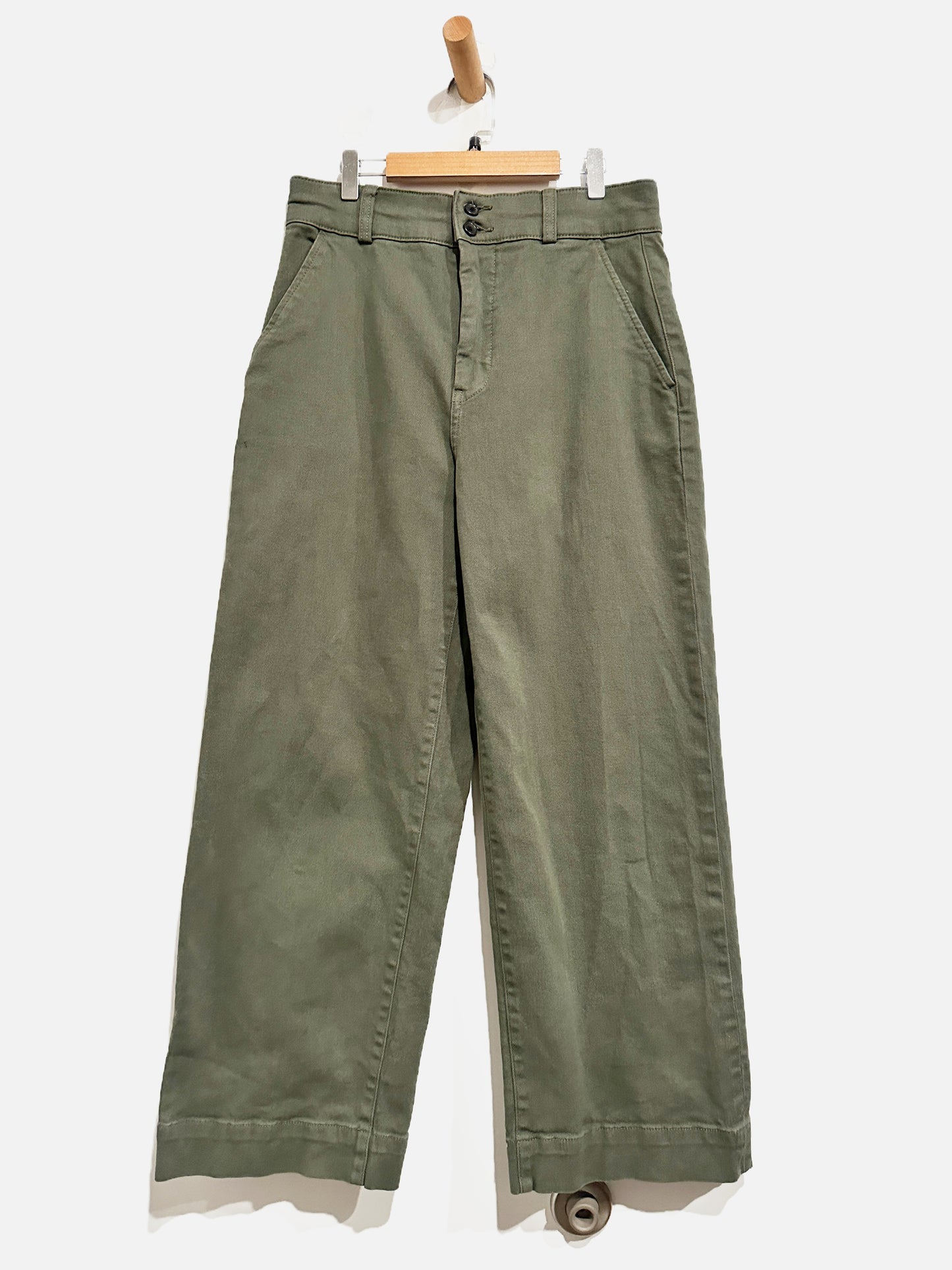 Everlane The Organic Wide Leg Pant in Kambaba - 10