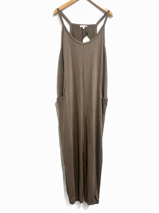 Sundry Brown Jumpsuit - Small