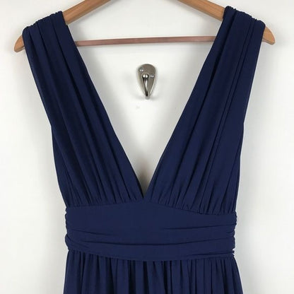 Lulus Heavenly Hues Navy Blue Maxi Dress Size XS