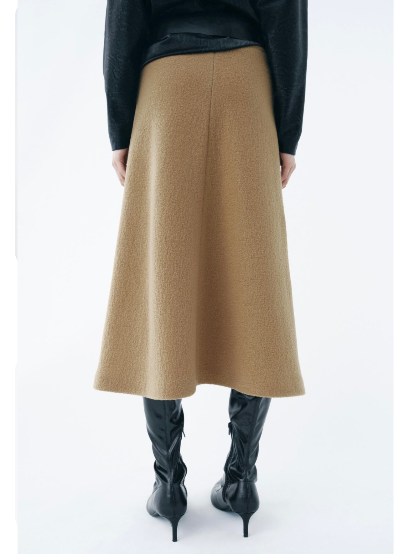 Zara Brown Sweater Midi Skirt - Small