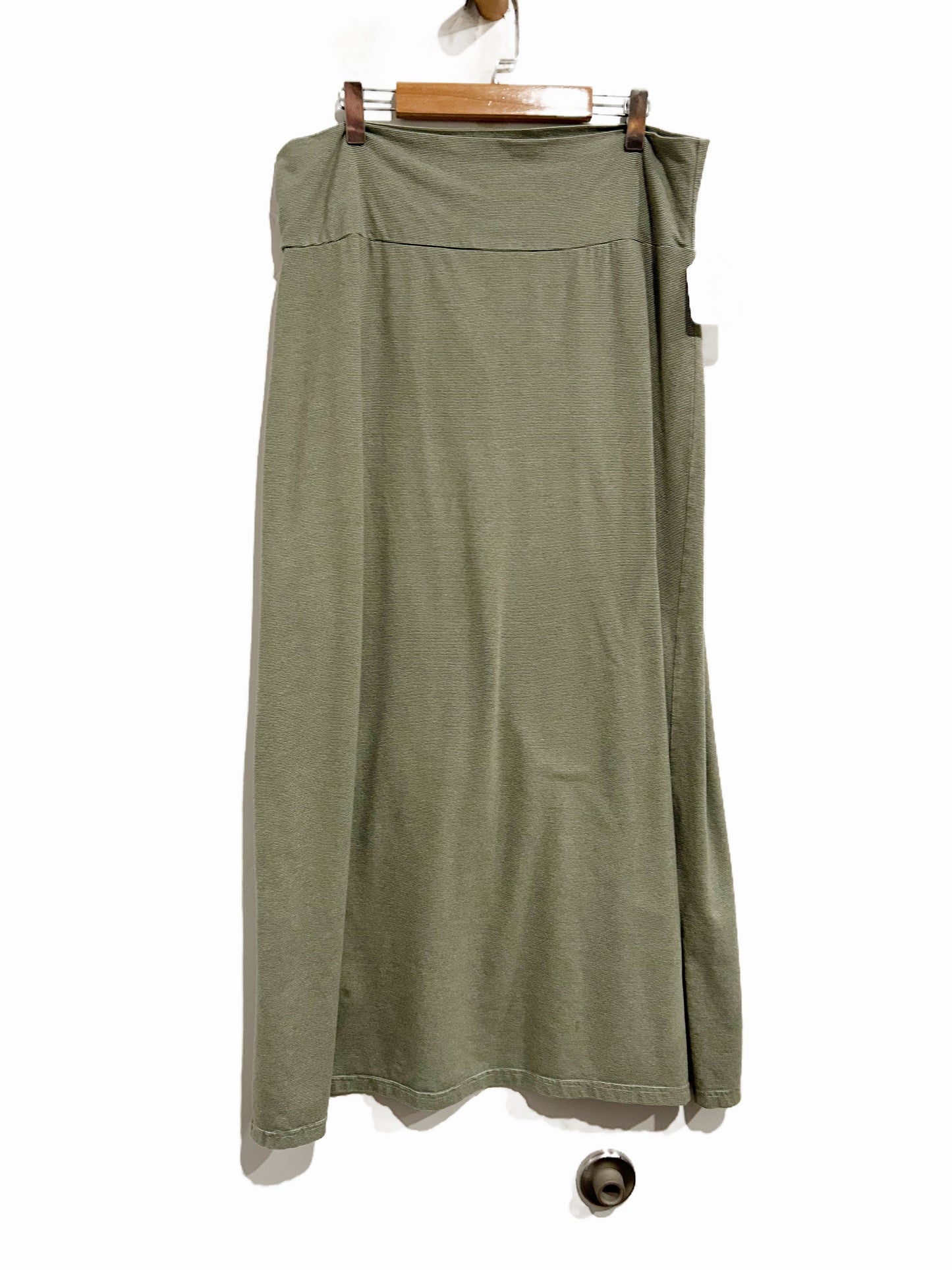 Patagonia Green Stripe Maxi Skirt - Large