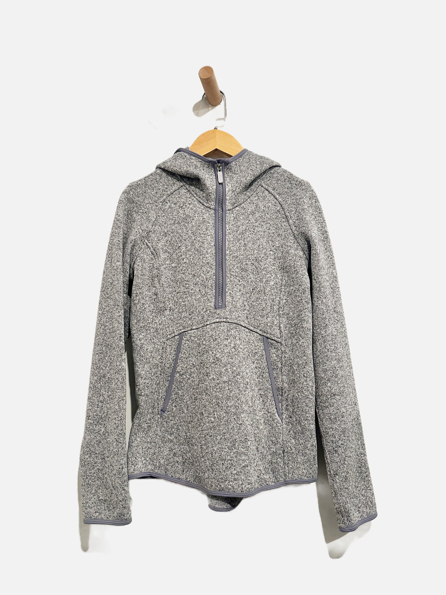 Lululemon Fleece and Thank You Grey Heather Hoodie