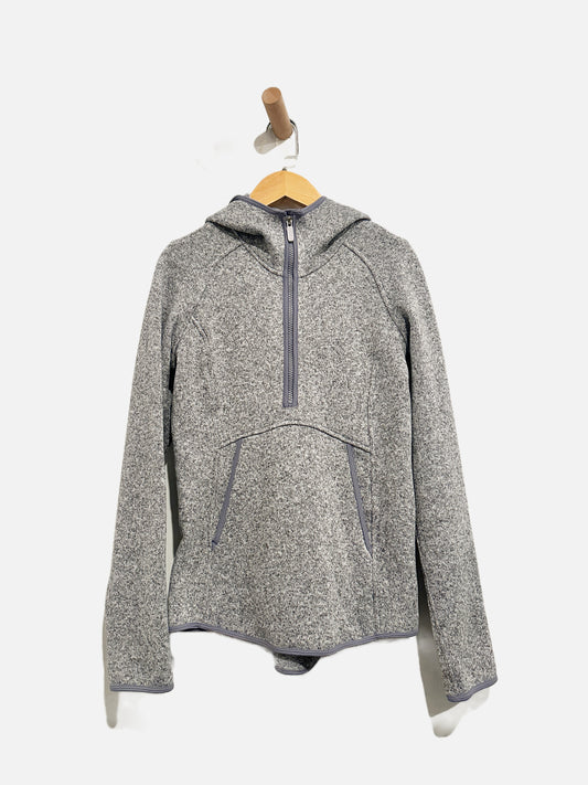 Lululemon Fleece and Thank You Grey Heather Hoodie