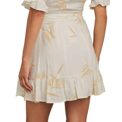 Rails Etienne Wrap Skirt in Savannah Palms - XS