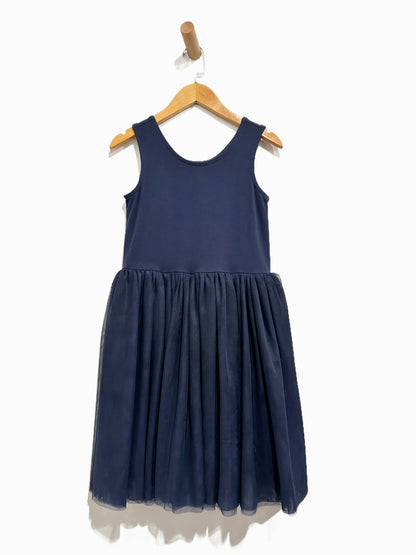 Hanna Andersson Navy Tulled Dress - 10