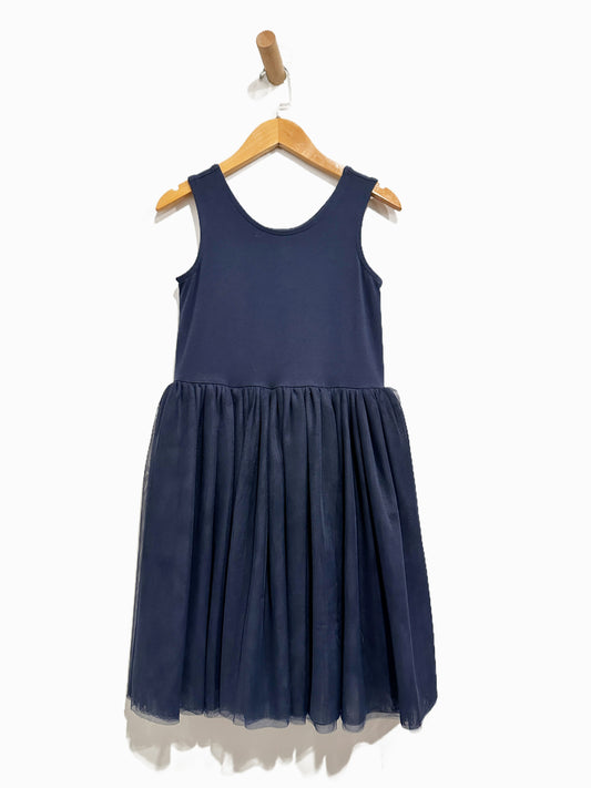 Hanna Andersson Navy Tulled Dress - 10