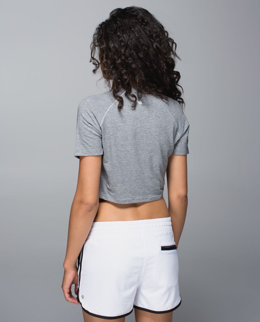 Lululemon Ok Hi Tee in Heathered Medium Grey  - 6