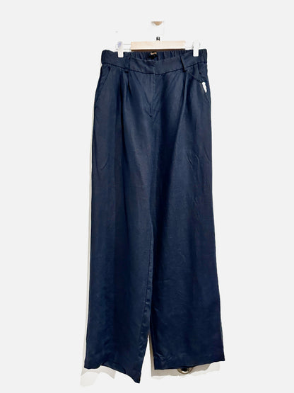 Quince European Linen Trousers in Deep Navy - 4