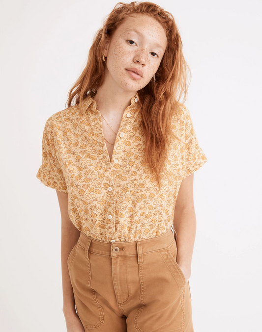 Madewell Hilltop Shirt in Piccola Floral - XL