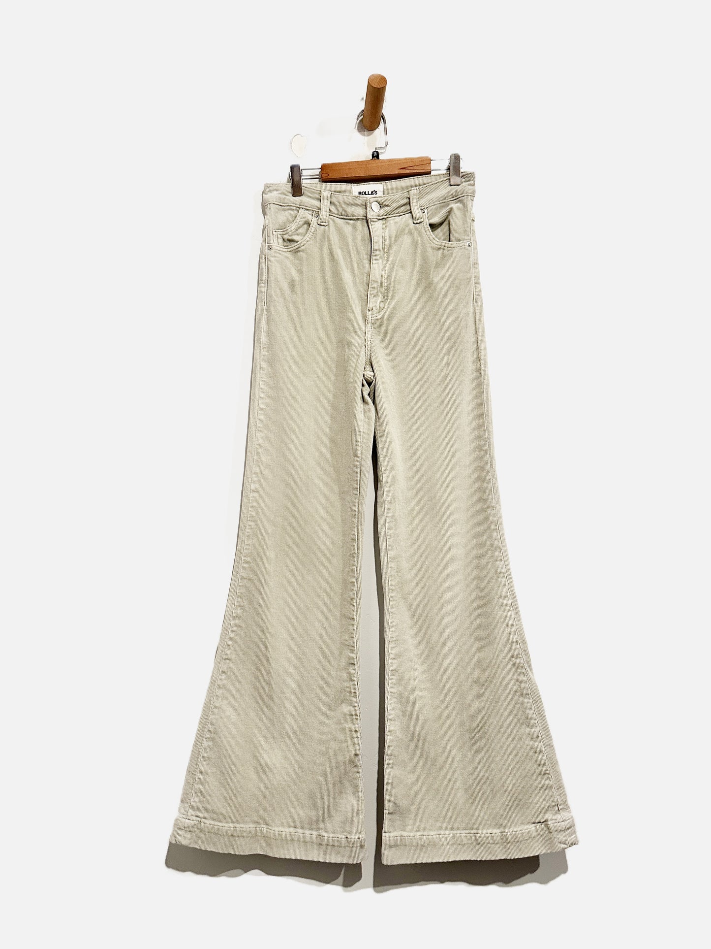 Rolla’s Green Corduroy Flare Jeans - 28