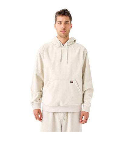Dickies Mens’ Cream Corduroy Hoodie - Small