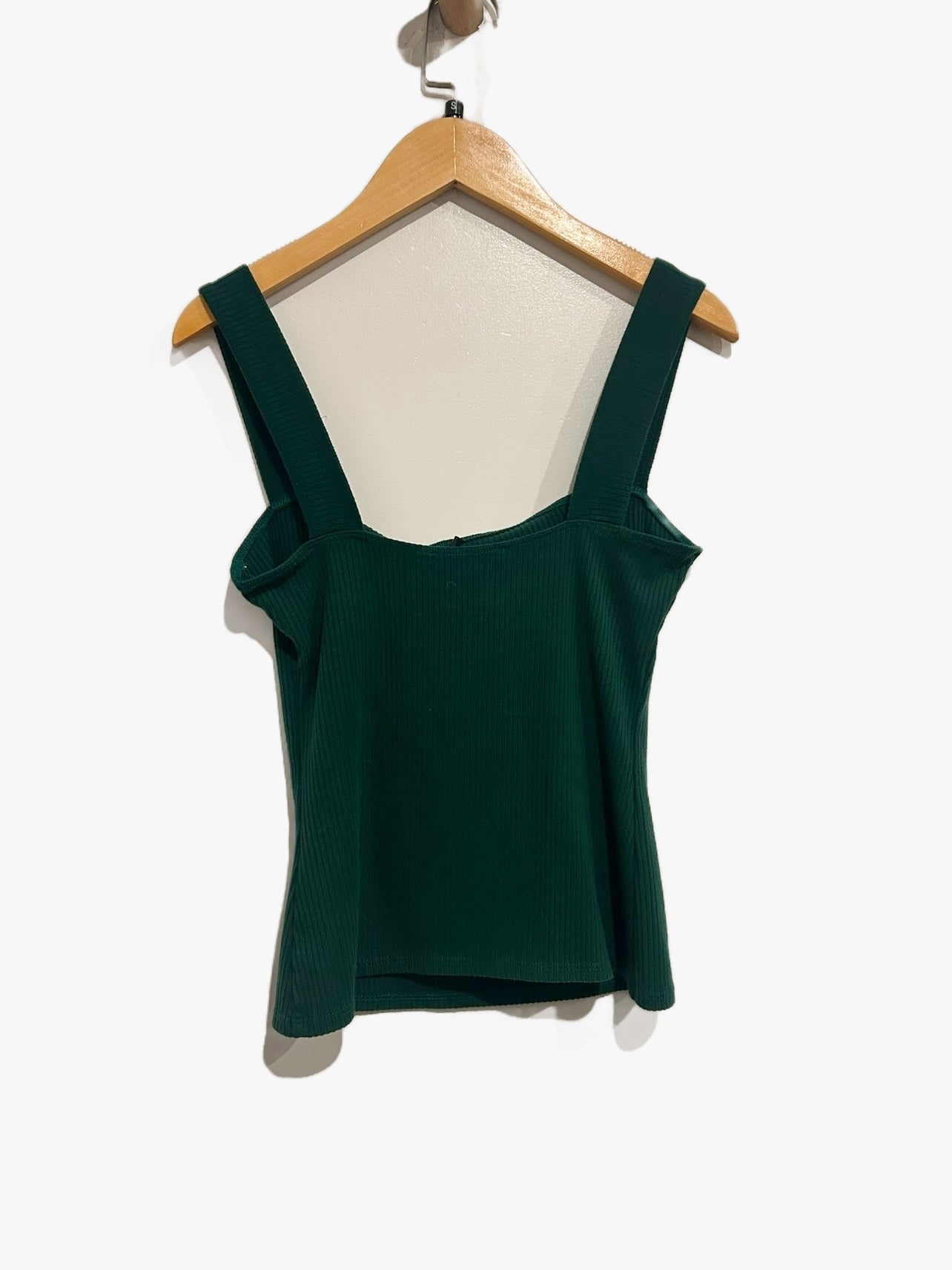 Reformation Canyon Knit Tank in Emerald - Small