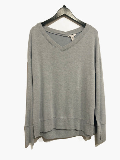 Athleta Seasoft V-Neck Sweatshirt in Blue Star - Medium