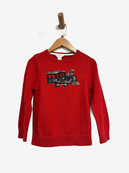 OshKosh Red Train Sweater - 5