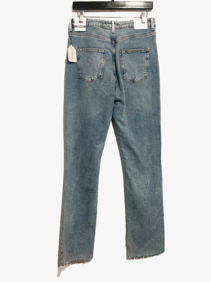 Zara Flared Ripped Slim Fit Jeans - 8
