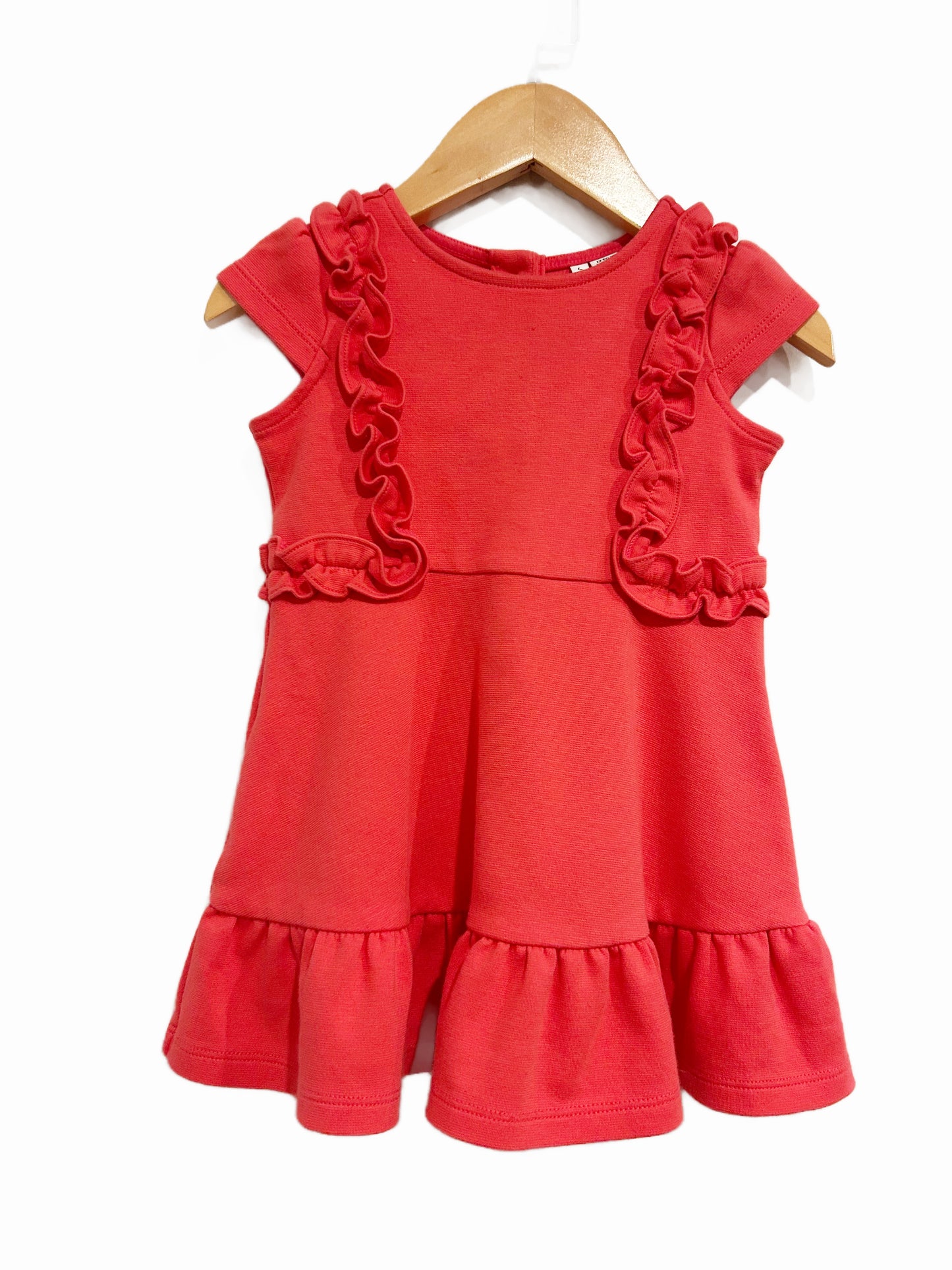 Janie and Jack Pink Ruffle Dress - 12-18m