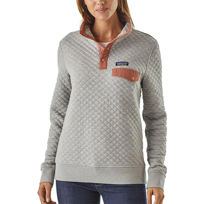Patagonia Organic Cotton Quilt Snap-T Pullover in Drifter Grey -  Large