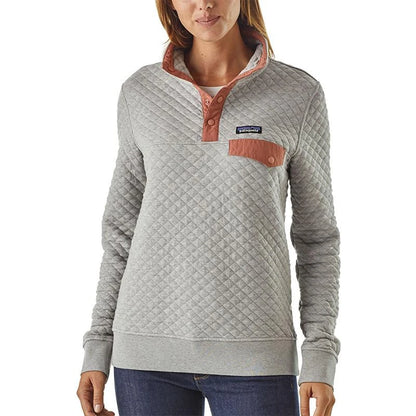 Patagonia Organic Cotton Quilt Snap-T Pullover in Drifter Grey -  Large