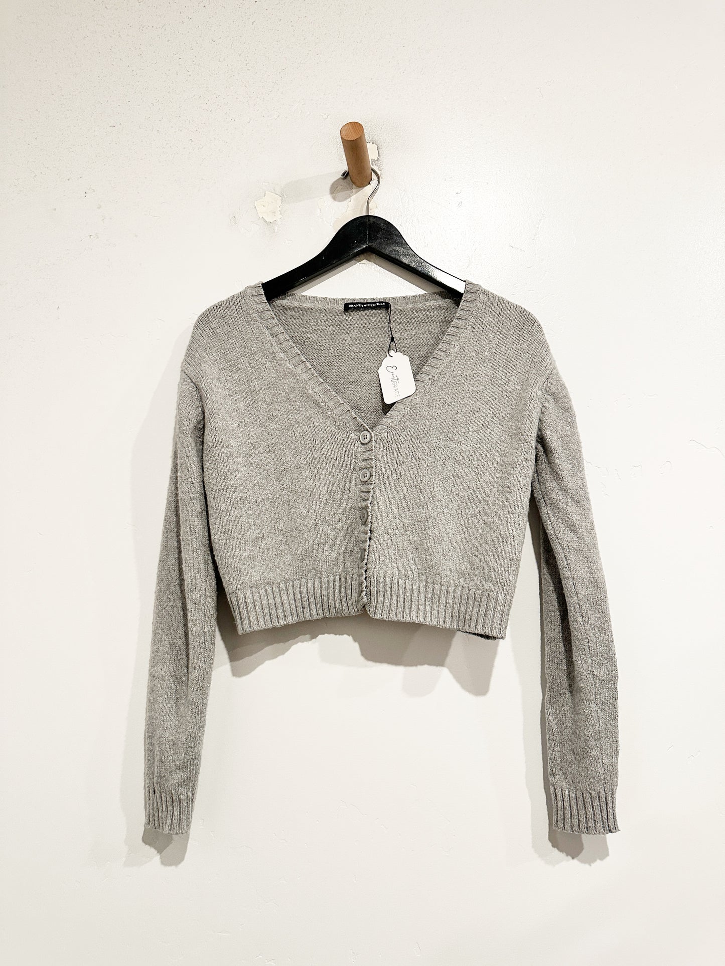 Brandy Melville Gray Cardigan