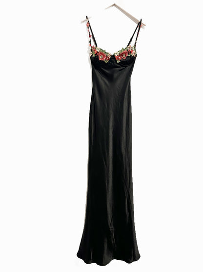 Princess Polly Kenzie Floral Maxi Dress in Black - 2