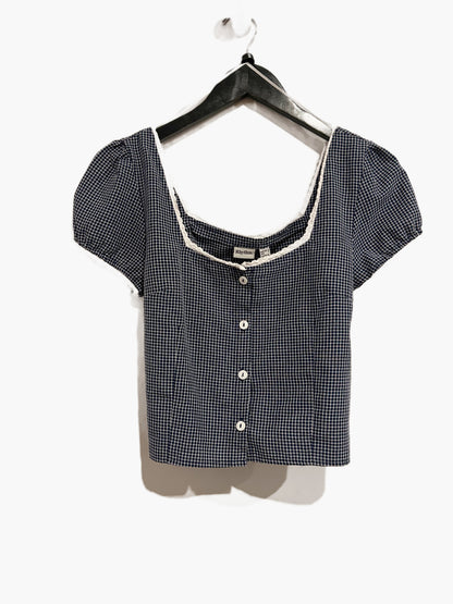 NWT Rhythm Sadie Navy Short Sleeve Top - Small