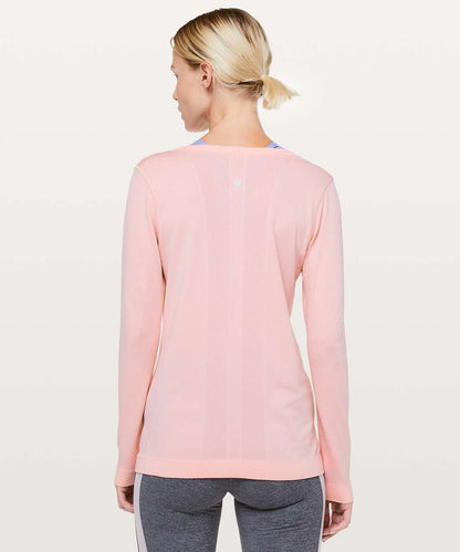 Lululemon Swiftly Tech Long Sleeve in Dusty Pink - 10