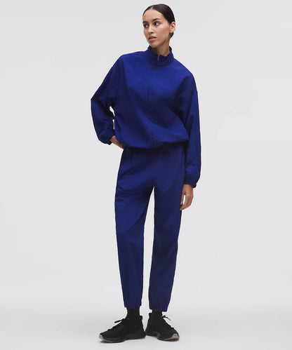 Lululemon License To Train Woven Mid-Rise Jogger in Deep Sea Blue - Small