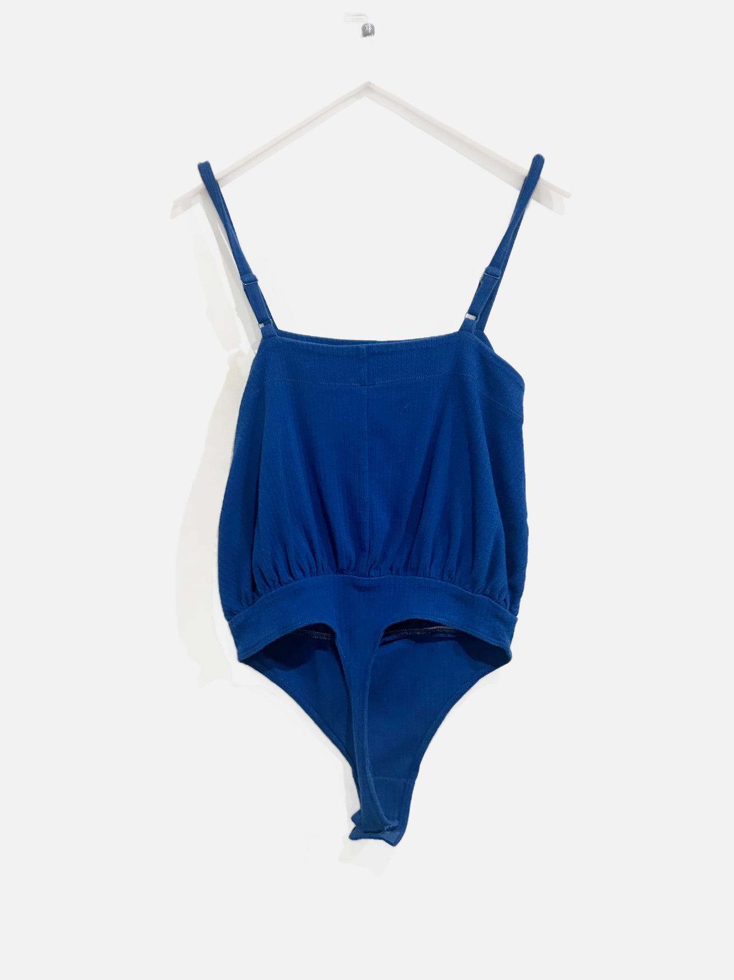 Free People Marissa Bodysuit in Primary Blue - XS