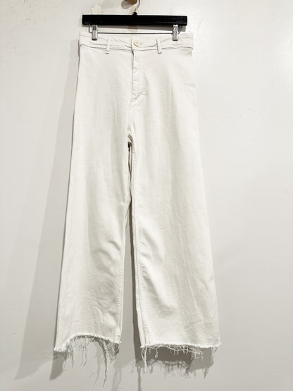Zara Marine Straight Leg Jeans in White - 8