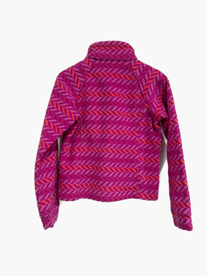 Columbia Pink Chevron Full Zip - XS