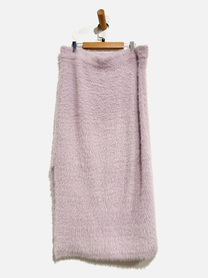 House of Harlow Violet Eyelash Midi Skirt - Large