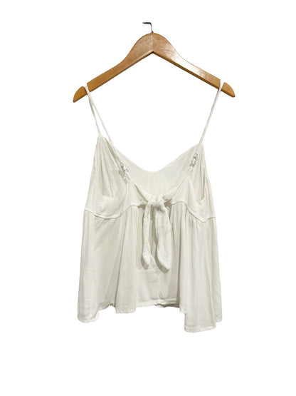 Brandy Melville Cameron White Tie Back Tank