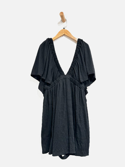 Free People La La Romper in Black - Medium