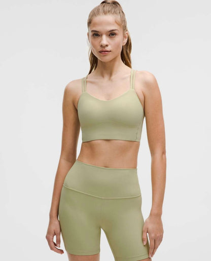 Lululemon Like a Cloud Sports Bra in Honeydew