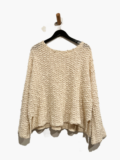 Free People Everlasting Pullover in Cream - Small