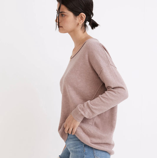 Madewell Purple LS Top - XS